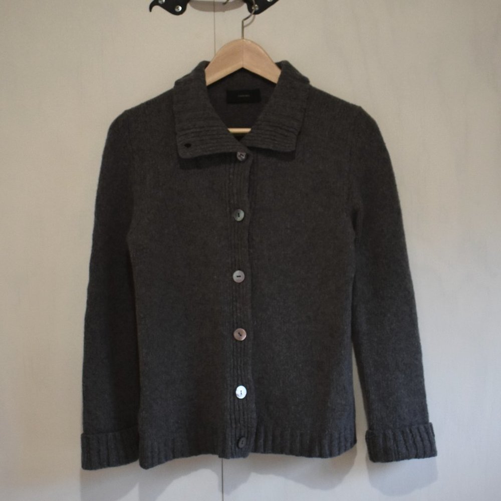 Grey Button Down Sweater